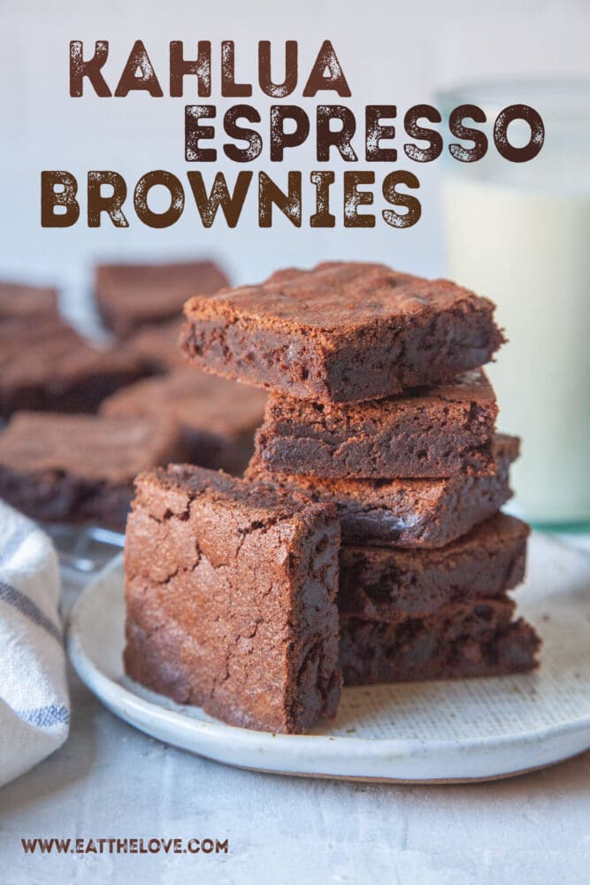 How to make Kahlua espresso brownies