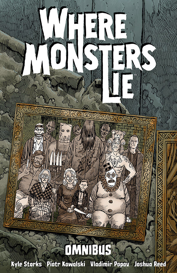 Collect All Three Story Arcs of Kyle Starks and Piotr Kowalski's Meta-Horror Series, Where Monsters Lie, for the First Tim in a New Omnibus Format