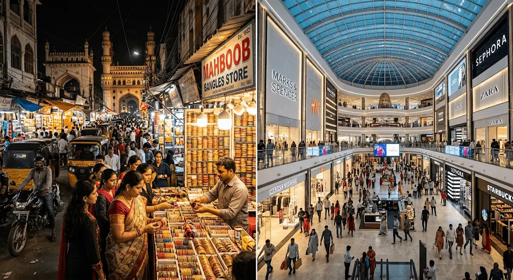 Hyderabad Shopping Guide 2026: Laad Bazaar vs Modern Malls – Inside the City’s Retail Revolution