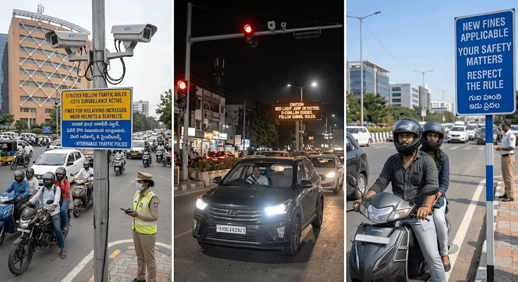Hyderabad Traffic Fines Increased in 2026: New Rules Every Driver Must Know