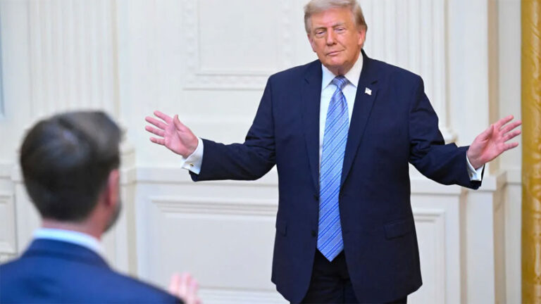 President Donald Trump finds himself in now that the war with Iran is starting to escalate again.