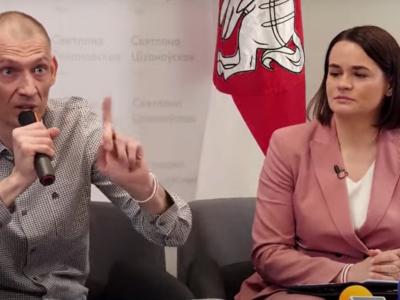 Husband of Belarusian opposition leader is among political prisoners released by Lukashenka