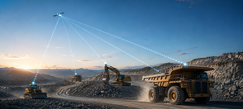 Iridium and SKYWAVE Bring Hybrid Satellite Connectivity to Heavy Equipment IoT