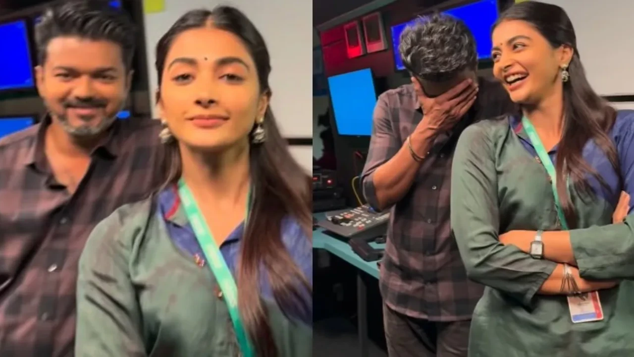 Jana Nayagan: Pooja Hegde predicted Thalapathy Vijay's win in an old video from film's sets