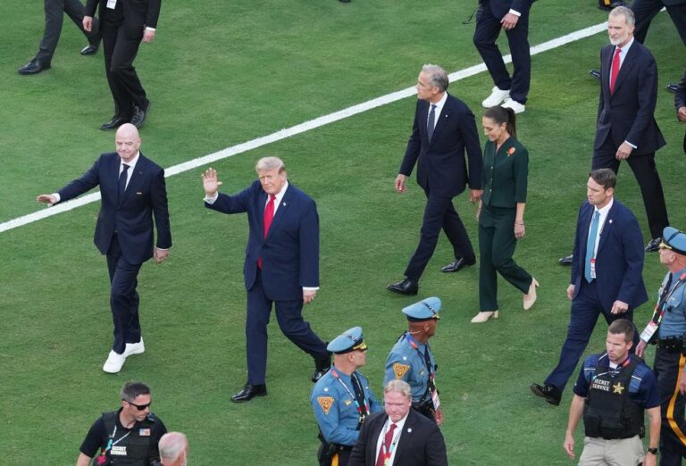 Trump booed at the World Cup Final after being introduced for trophy ceremony