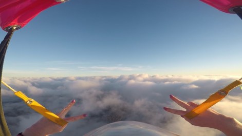 Celebrating 300 skydives in Mexico