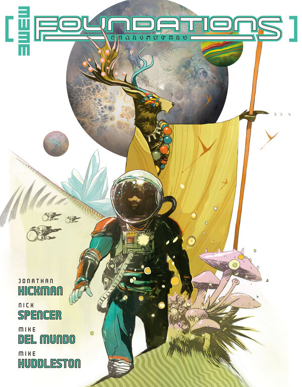 Jonathan Hickman, Nick Spencer, Mike del Mundo, and Mike Huddleston Introduce Three Worlds / Three Moons in in Dark Horse's July Horsepower
