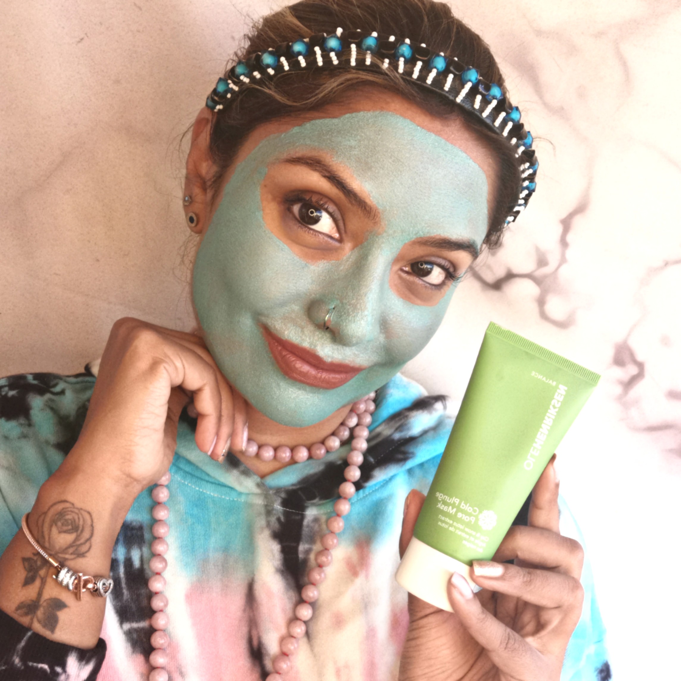 I took a deep-dive pore plunge this morning with the Ole Henriksen Cold Plunge Pore Mask!
