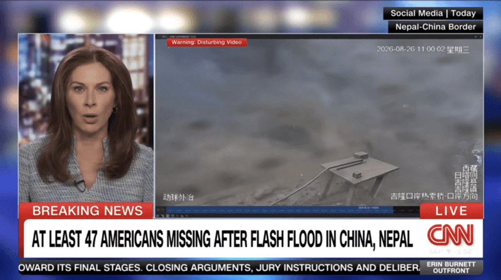Video of devastating flood with 40+ Americans missing floors Erin Burnett: 'Unforgettable'