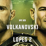 Volkanovski vs Lopes 2 Headlines UFC 325 in Sydney