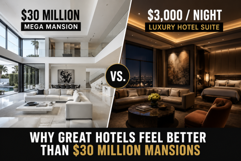 Why Great Hotels Feel Better Than $30 Million Mansions