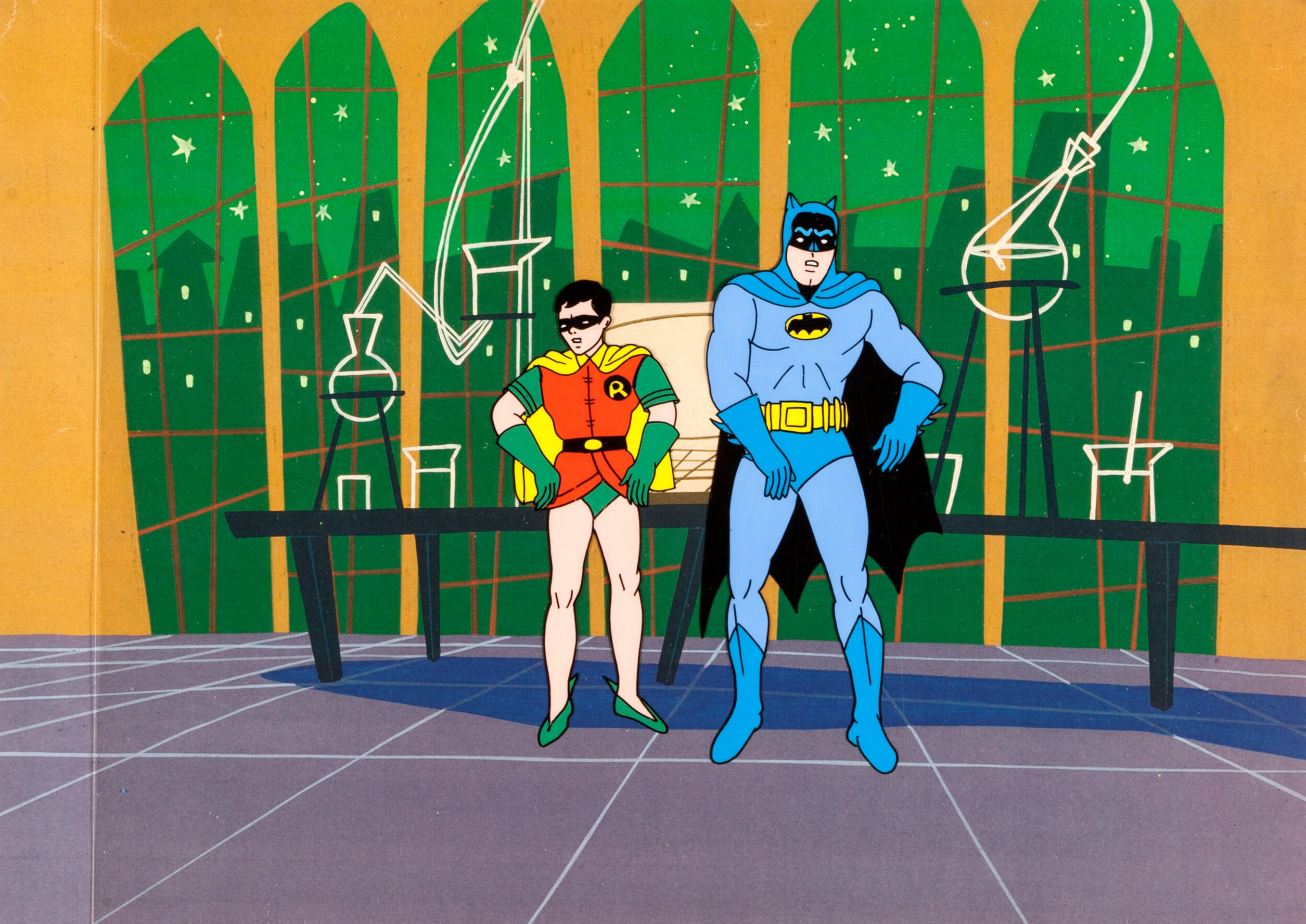 Dig These 13 Groovy 1968 FILMATION BATMAN Original Animation Cels