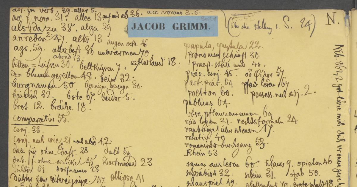Podcast episode 46: Philip Kraut on Jacob and Wilhelm Grimm