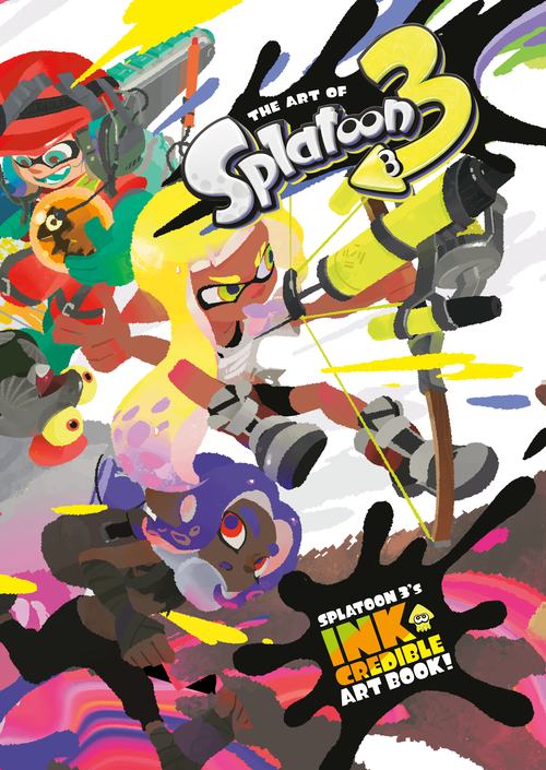 The ink-credible hardcover art book for "The Art of Splatoon 3" now available for preorder