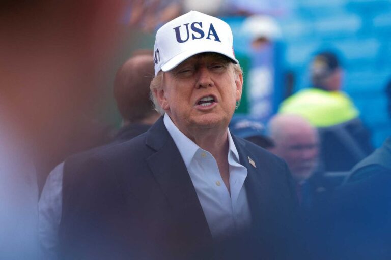 Trump dodges question on Irish protests with bizarre 'compliment' to female reporter